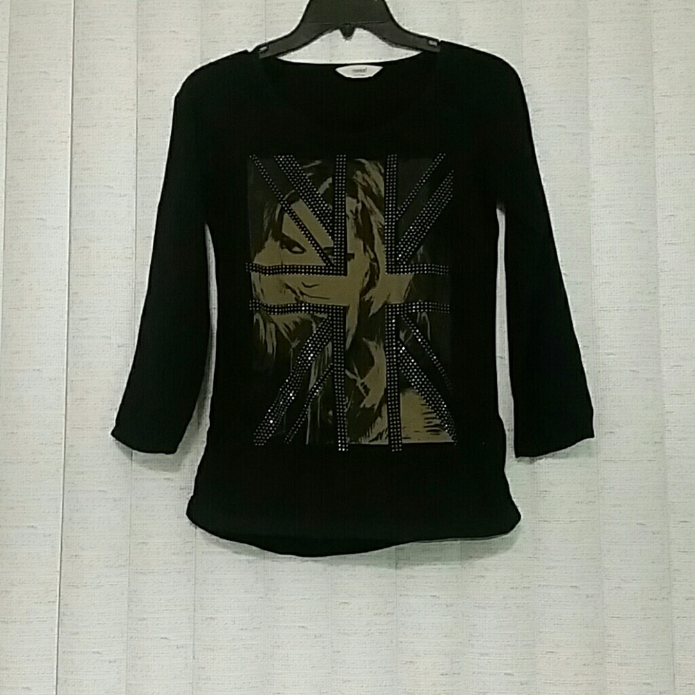 YISHION EMBELLISHED SHEER BLOUSE